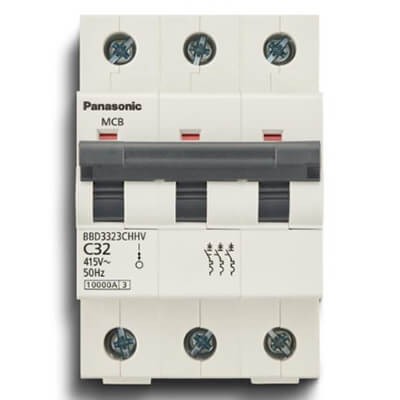 MCB 3P 80A 10kA BBD30803CHV