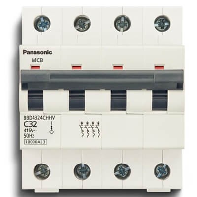 MCB 4P 63A 10kA BBD4634CHHV