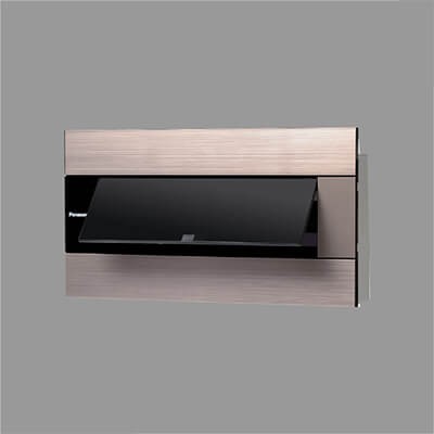 Tủ điện âm tường 16 module màu vàng ánh kim BQDX16G11AV